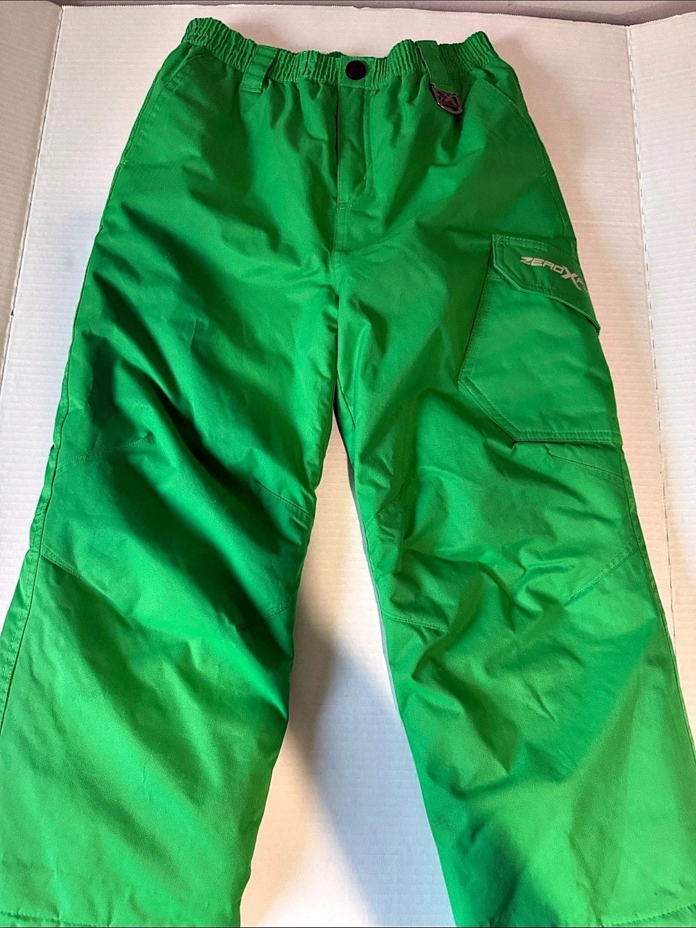 ZeroXposur Kids Insulated Cargo Snow Pants Green